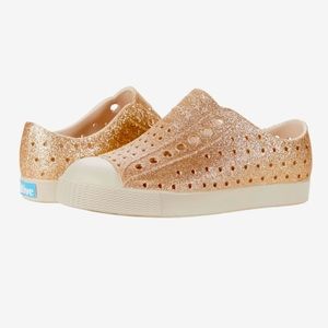 Sparkly Gold Child’s 13 Native Shoe